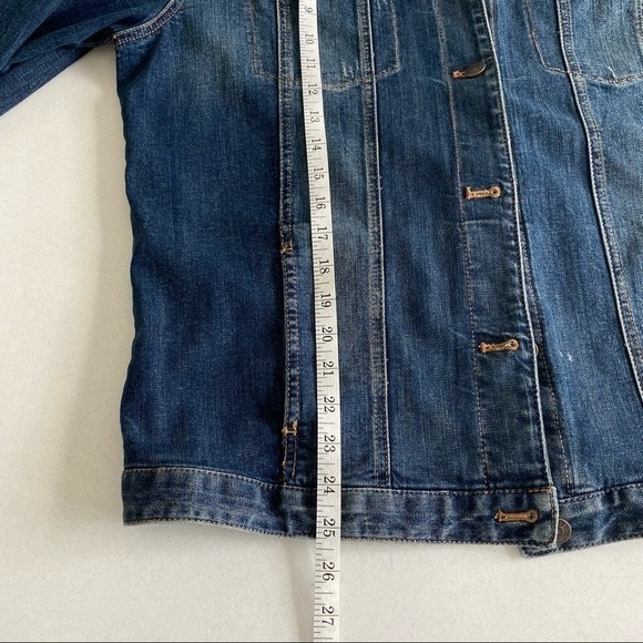 Express Womens Jean Jacket size Large - Picture 10 of 11